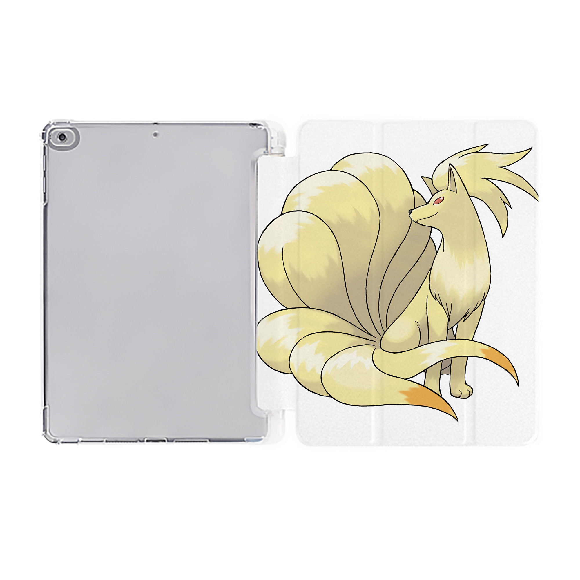 （画像用） ポケットモンスター Pokémon IPad ケース ペン収納付き 三つ折りスタンド PUレザー×シリコン 対応機種9.5/10.5/10.9インチ